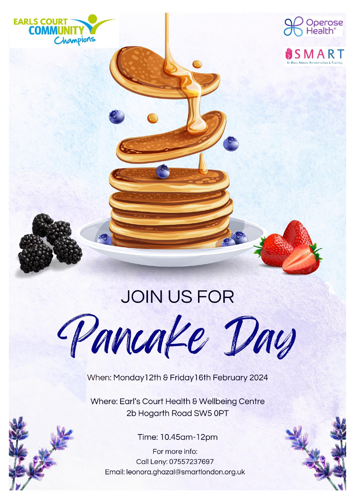Community Event – Pancake Day
